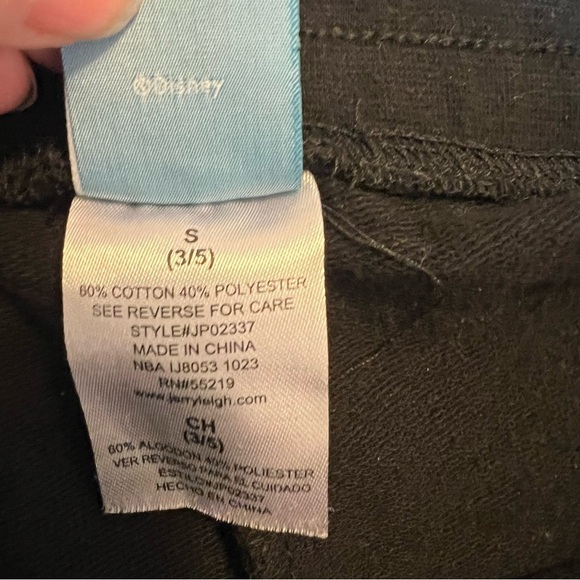 Disney Sweatpants Black Gold Minnie Mouse S - Picture 11 of 11